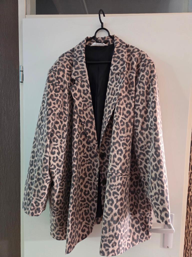 Studio UNTOLD Leopard Print Jasje Maat 58/60, Studio UNTOLD, Overige kleuren, Maat 46/48 (XL) of groter, Ophalen of Verzenden