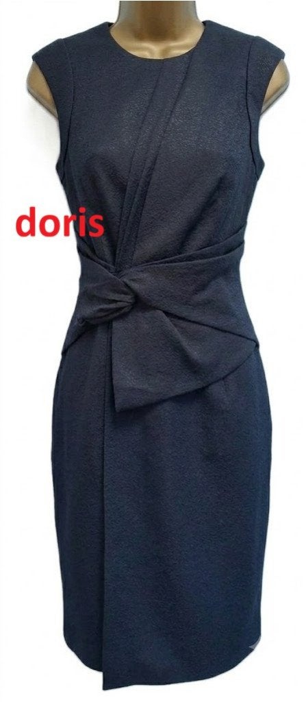 jurk Karen Millen maat 12/40 Nieuw oksel tot oksel 47 cm, Maat 38/40 (M), Karen Millen, Blauw, Nieuw