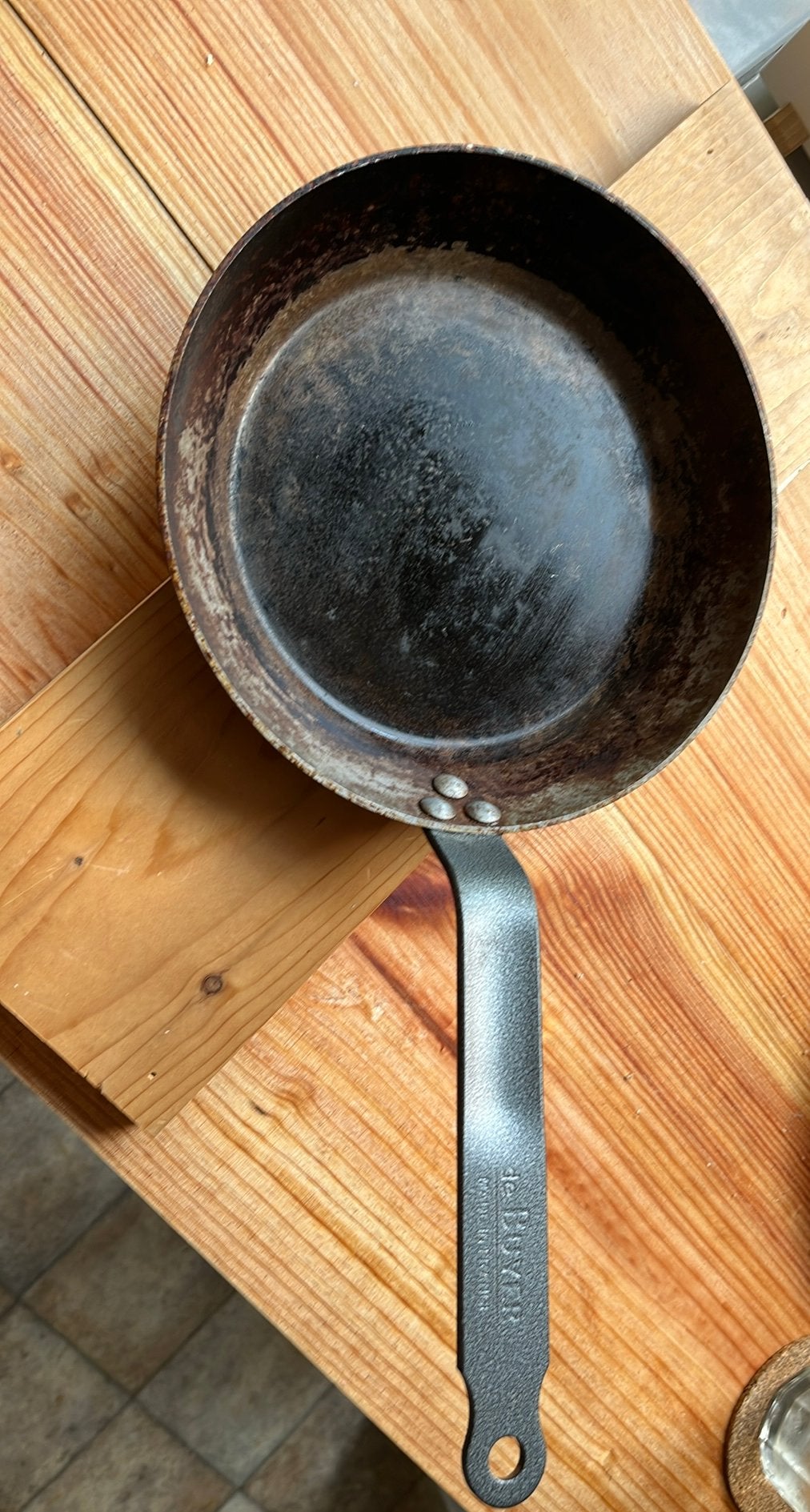 de Buyer koekenpan 24cm, Ophalen, Gebruikt, Overige materialen