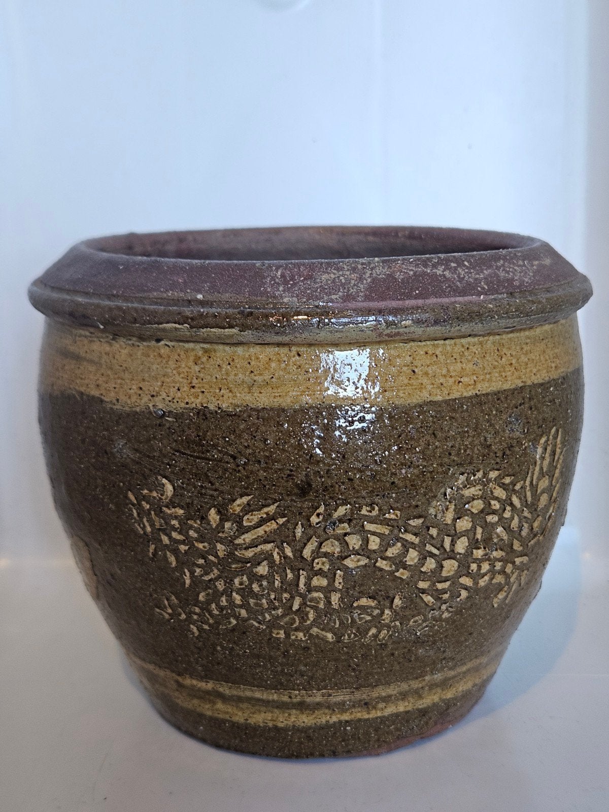 Vintage kleine Chinese drakenpot bloempot Thaise pot draak, Verzenden