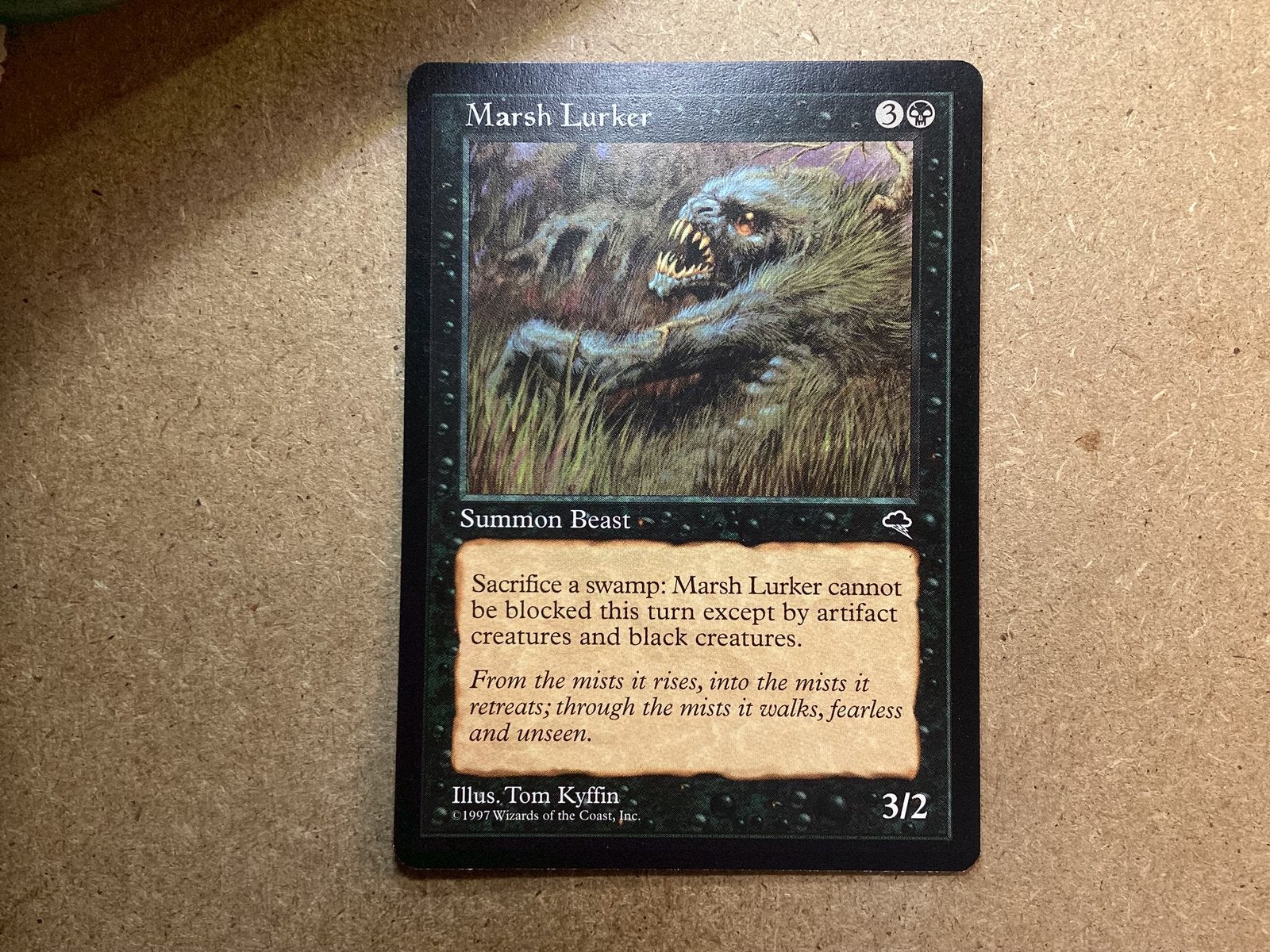 1x Marsh Lurker (Excellent), Ophalen of Verzenden, Zo goed als nieuw, Losse kaart