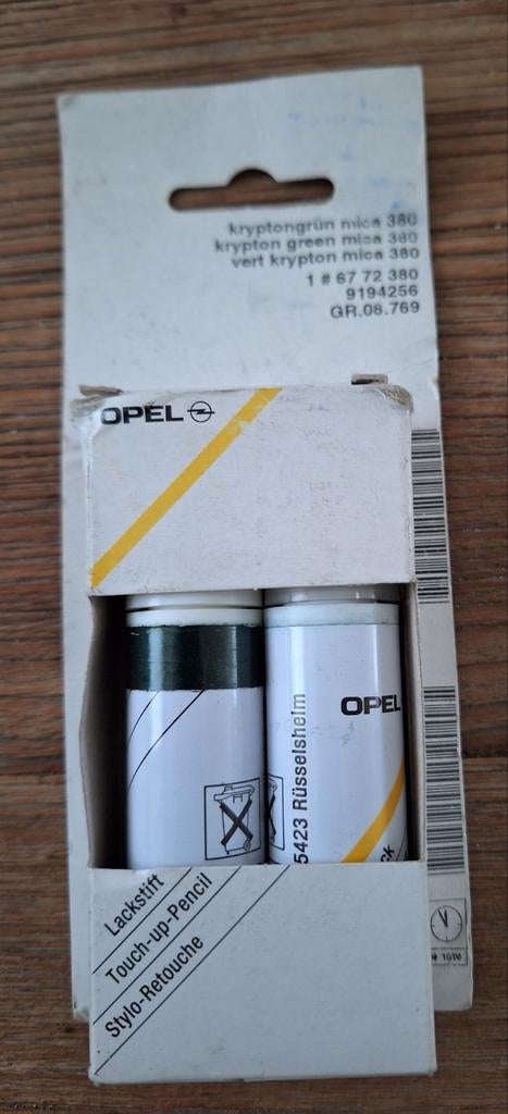 Opel lackstift 2001 ( groen ), Ophalen of Verzenden