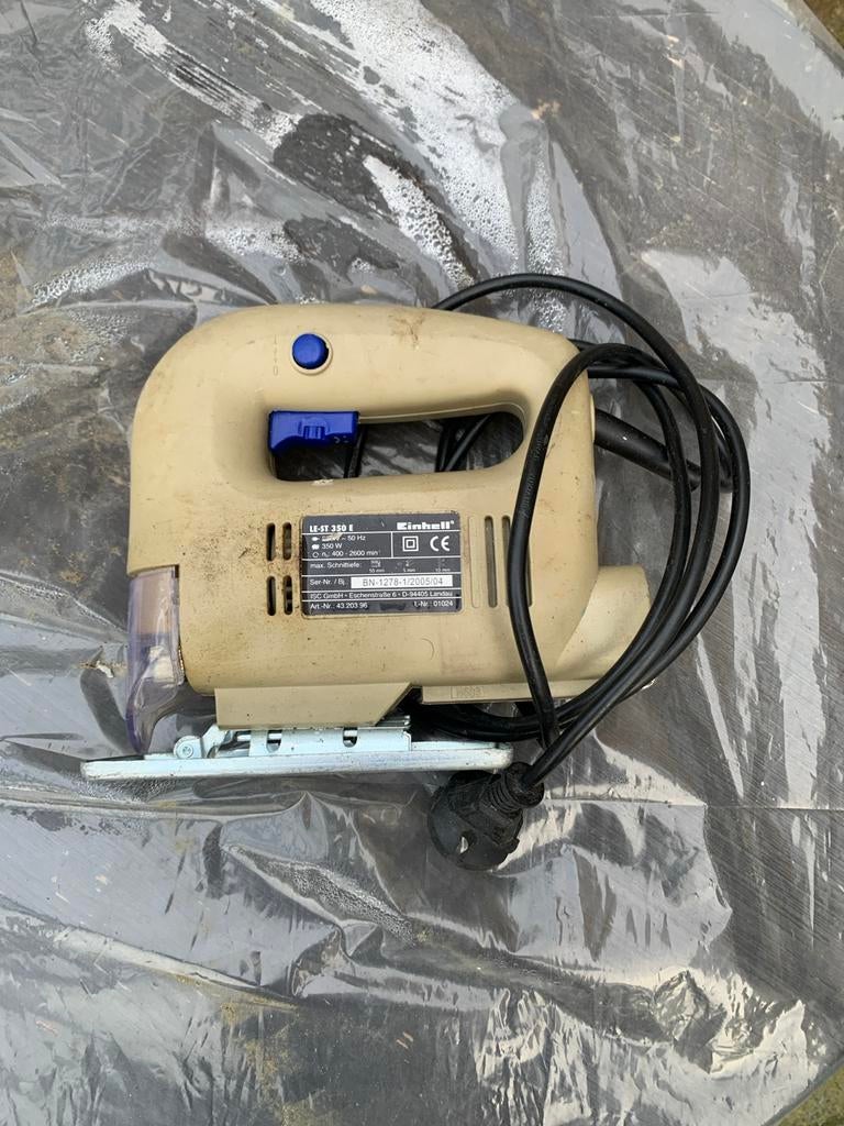 Einhell LE-ST 350 E Decoupeerzaag - Gebruikt, Gebruikt, Decoupeerzaag, Ophalen of Verzenden, 30 tot 70 mm