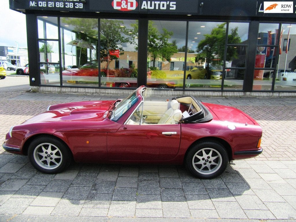 TVR S 2 107 kW 1990 CABRIOLET APK 28 UNIEK BTW AUTO, Auto's, Overige Auto's, Achterwielaandrijving, Gebruikt, Beige, Cabriolet