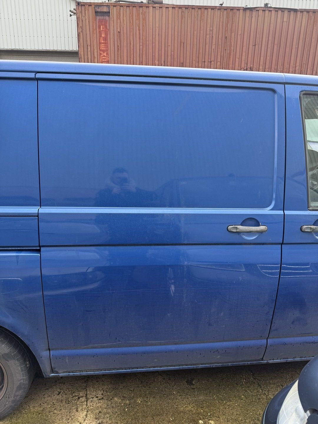 Volkswagen T5 schuifdeur RECHTS LA5W, Ophalen, Gebruikt, -, -