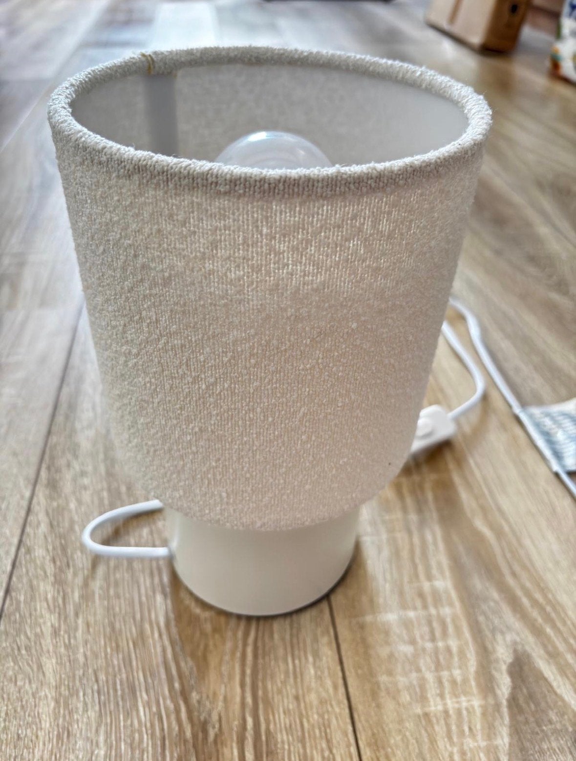 Nachtlampje - Gebruikt, Met schakelaar, Gebruikt, Textiel, Nachtlamp