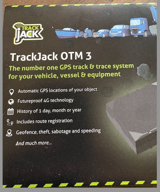 TrackJack OTM 3 GPS tracker, Ophalen of Verzenden, Nieuw