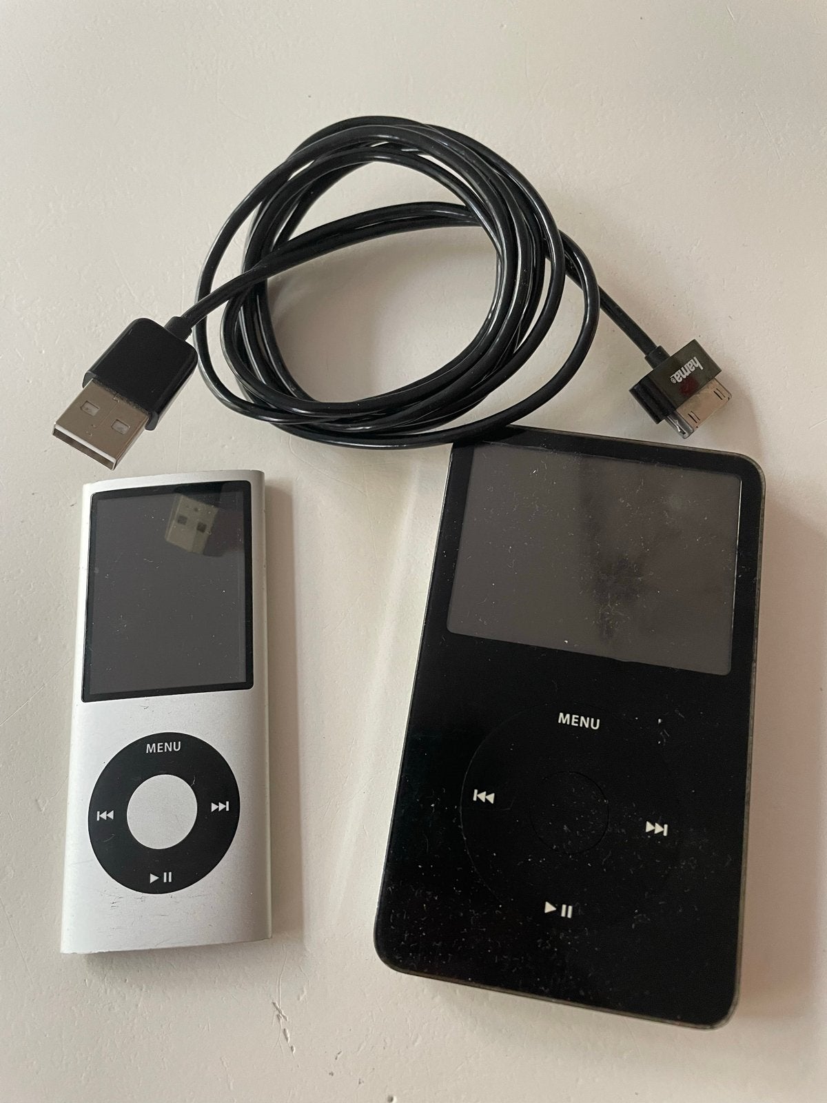 Apple iPod Classic en iPod Nano met kabel, Ophalen, Gebruikt, Classic, Zwart