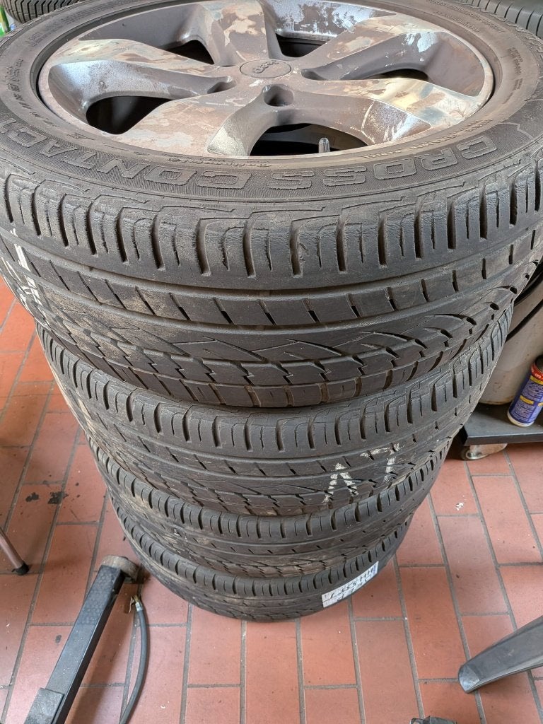 2014 Jeep Grand Cherokee (Overland) Velgen met (zomer)banden, Auto-onderdelen, Banden en Velgen, Ophalen, Gebruikt, 265 mm, Banden en Velgen