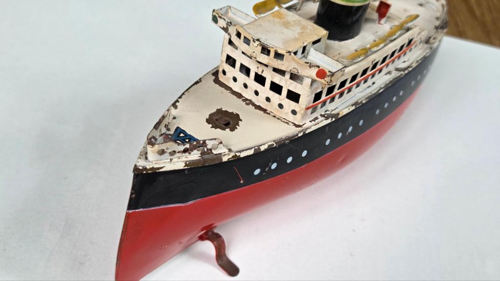 Oude blikken speelgoed Arnold boot schip ocean liner, Antiek en Kunst, Antiek | Speelgoed, Ophalen of Verzenden