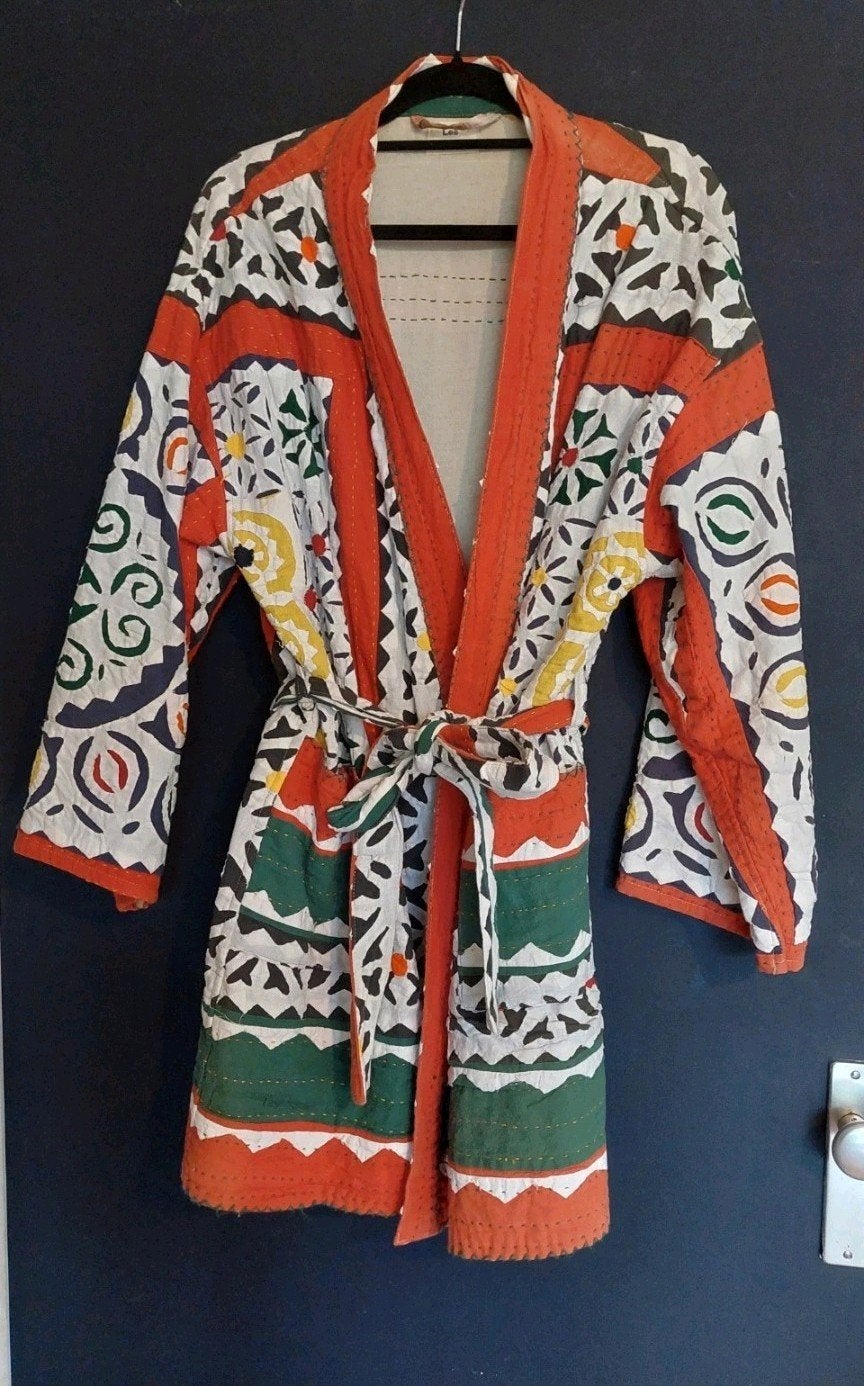 Kimono Jasje 'Les Jumelles' universele maat, Overige kleuren, Maat 42/44 (L), Ophalen of Verzenden, Zo goed als nieuw