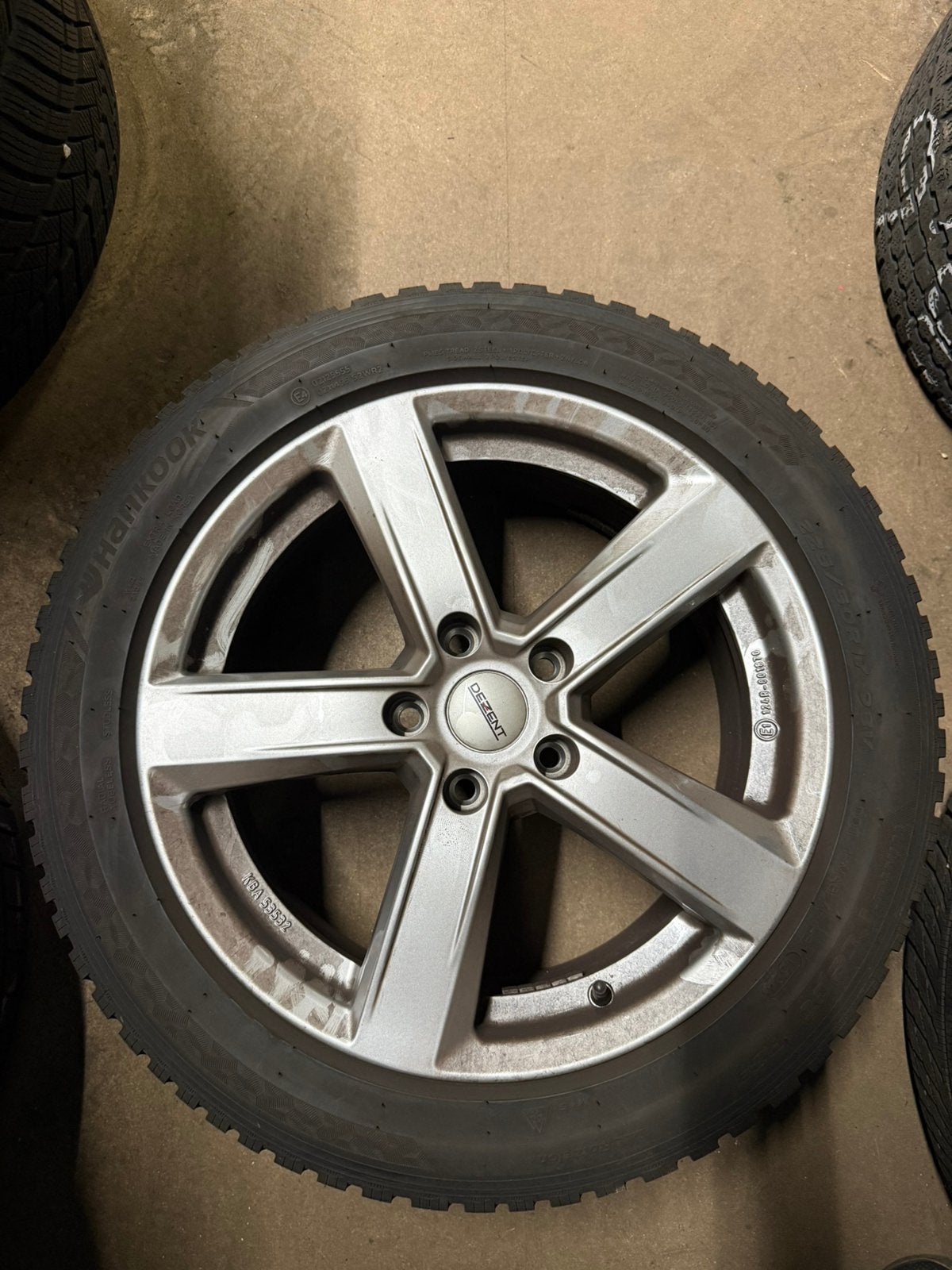 4x winterwielen hankook 225/50-17,98v mercedes, Auto-onderdelen