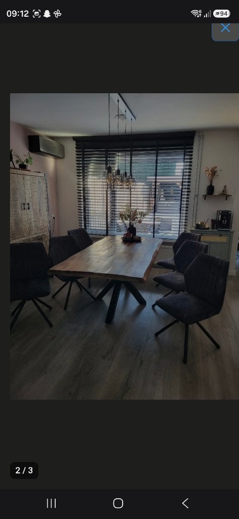 Design hang/eetkamerlamp Dome (eventueel twee touwlampen), Ophalen, Zo goed als nieuw, Glas, E27 (groot)