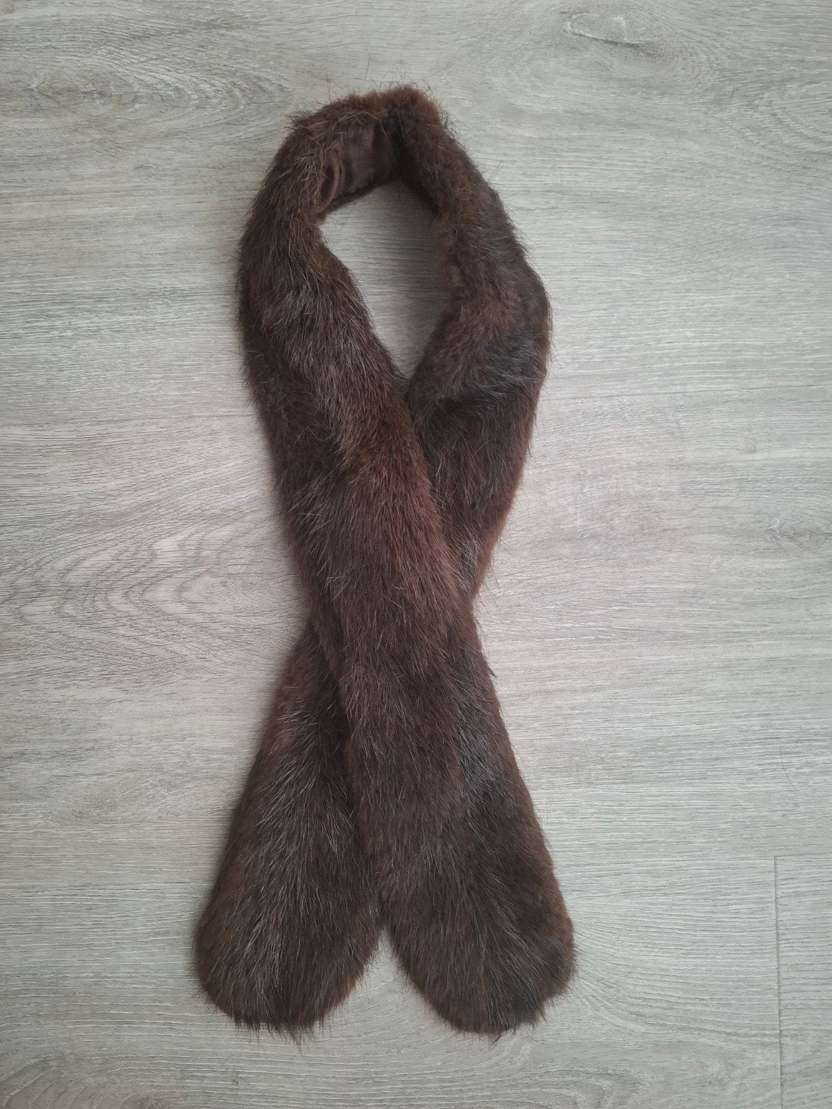 Kleine vintage nertsen bontstola, Ophalen of Verzenden, Gedragen, Sjaal