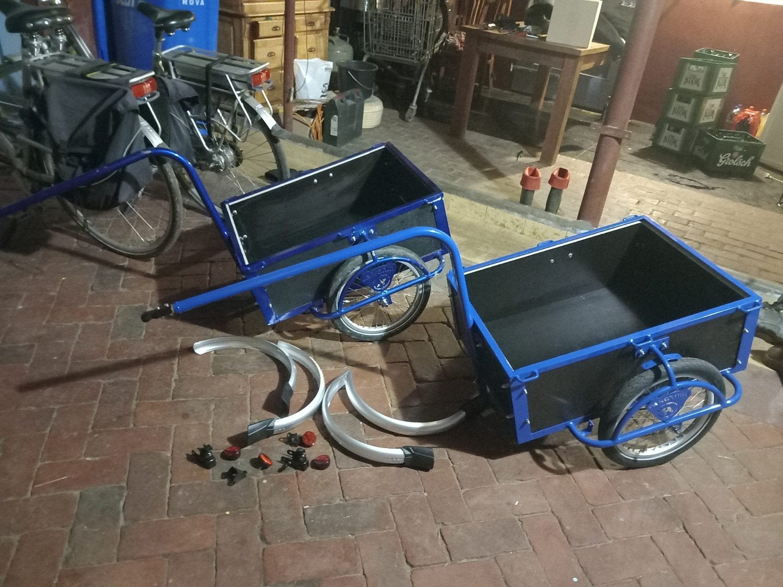 degelijke fietskar van top kwaliteit, Ophalen of Verzenden, Kinderkar, 80 kg of meer