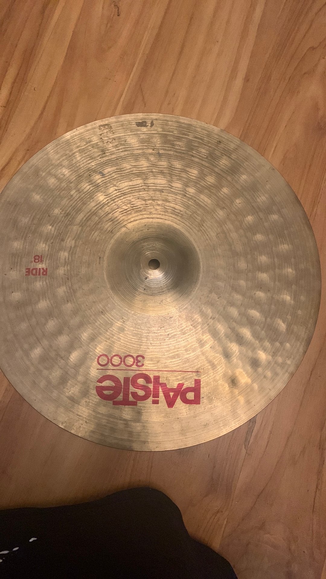 Paiste 3000 18 inch  ride bekken, Ophalen of Verzenden, Zo goed als nieuw, Overige merken