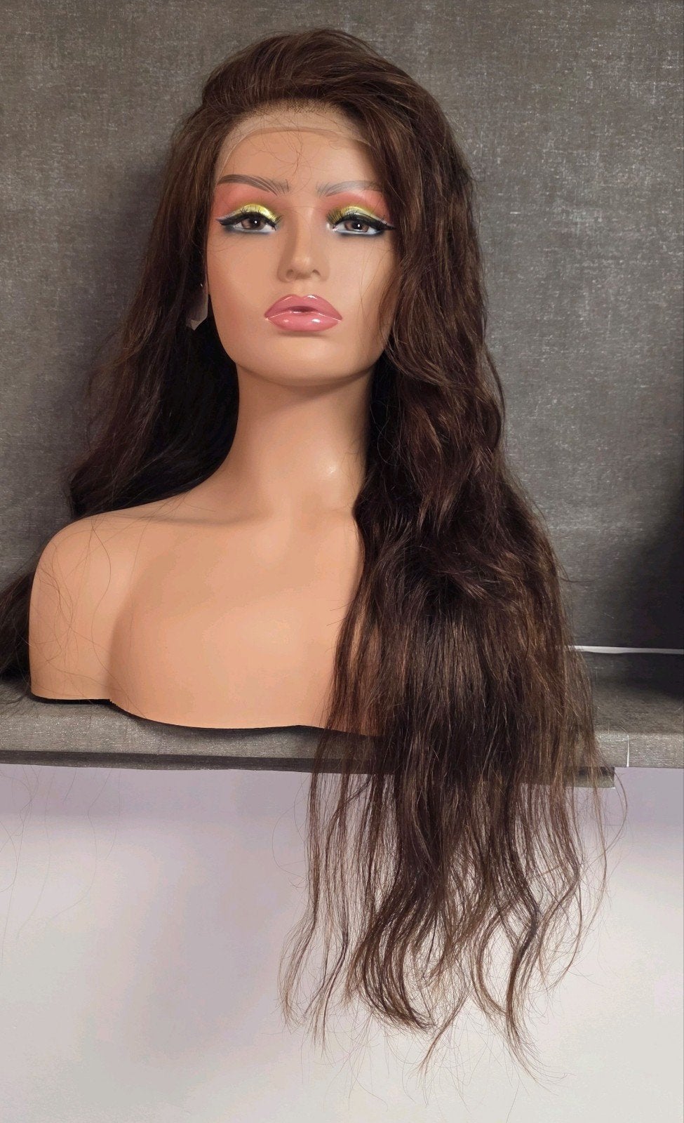 lace wig echt haar, Ophalen of Verzenden, Nieuw, Pruik of Haarverlenging