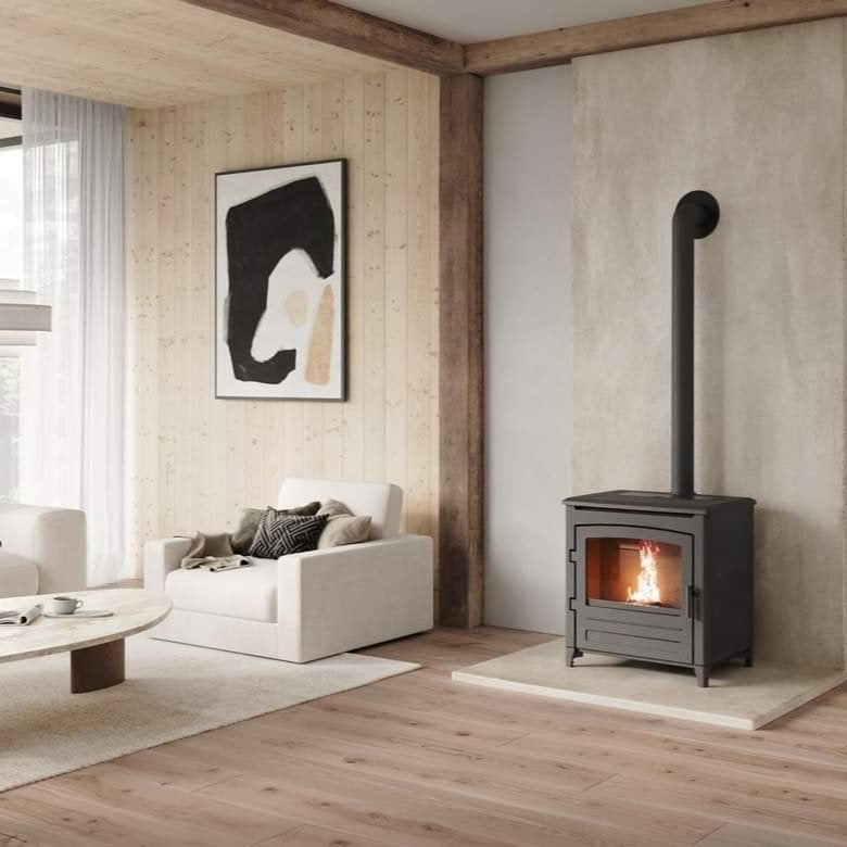 Pelletkachel, pellet, kachel, haard, pelletkorrel, showroom, Ophalen of Verzenden, Vrijstaande haard, Houthaard