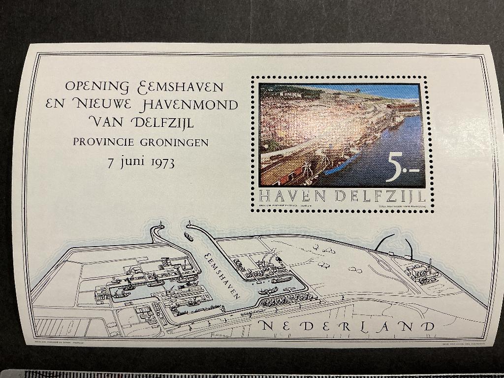 Velletje opening Eemshaven, Verzenden, Na 1940, Postfris