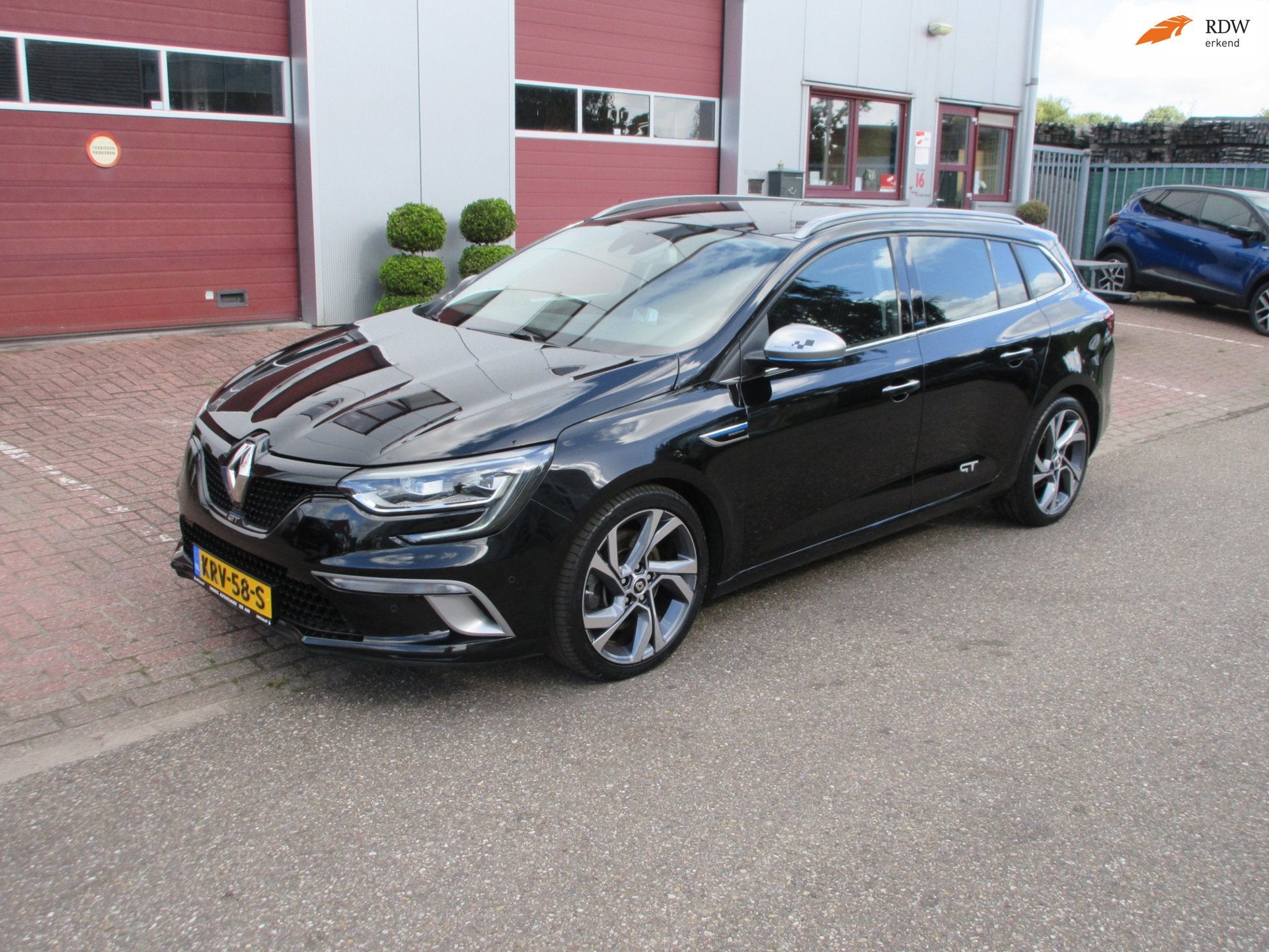Renault Mégane Estate 1.6 TCe GT 4-control, led automaat, g, Auto's, Dealer onderhouden, Gebruikt, 4 cilinders, Zwart
