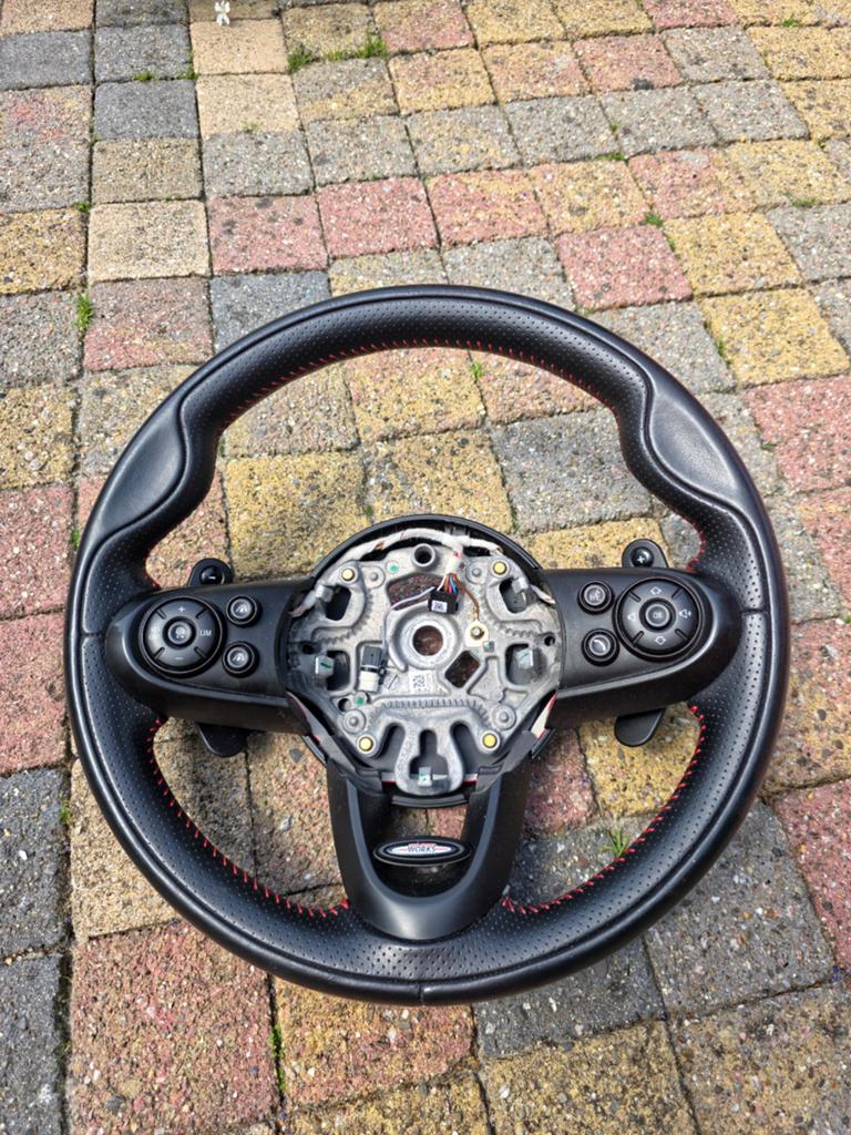 Mini F54 JCW Stuur met alle opties en flippers, Auto-onderdelen, Besturing, Ophalen of Verzenden
