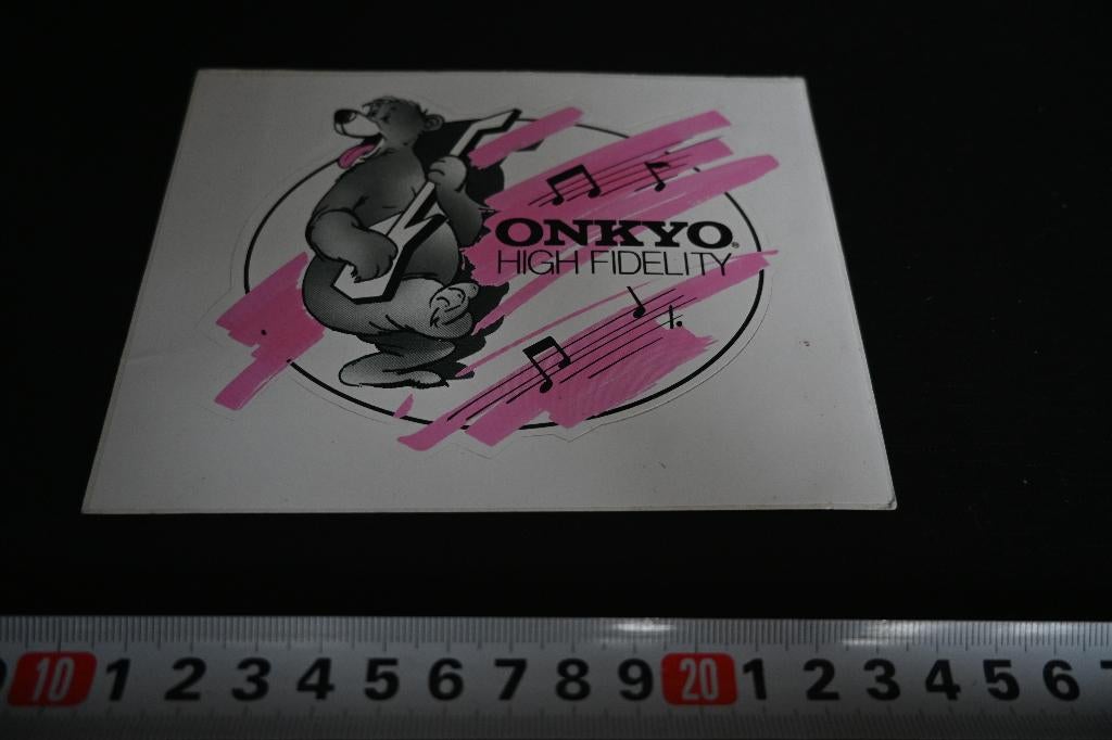 sticker ONKYO High Fidelity  MPZ790, Ophalen, Zo goed als nieuw