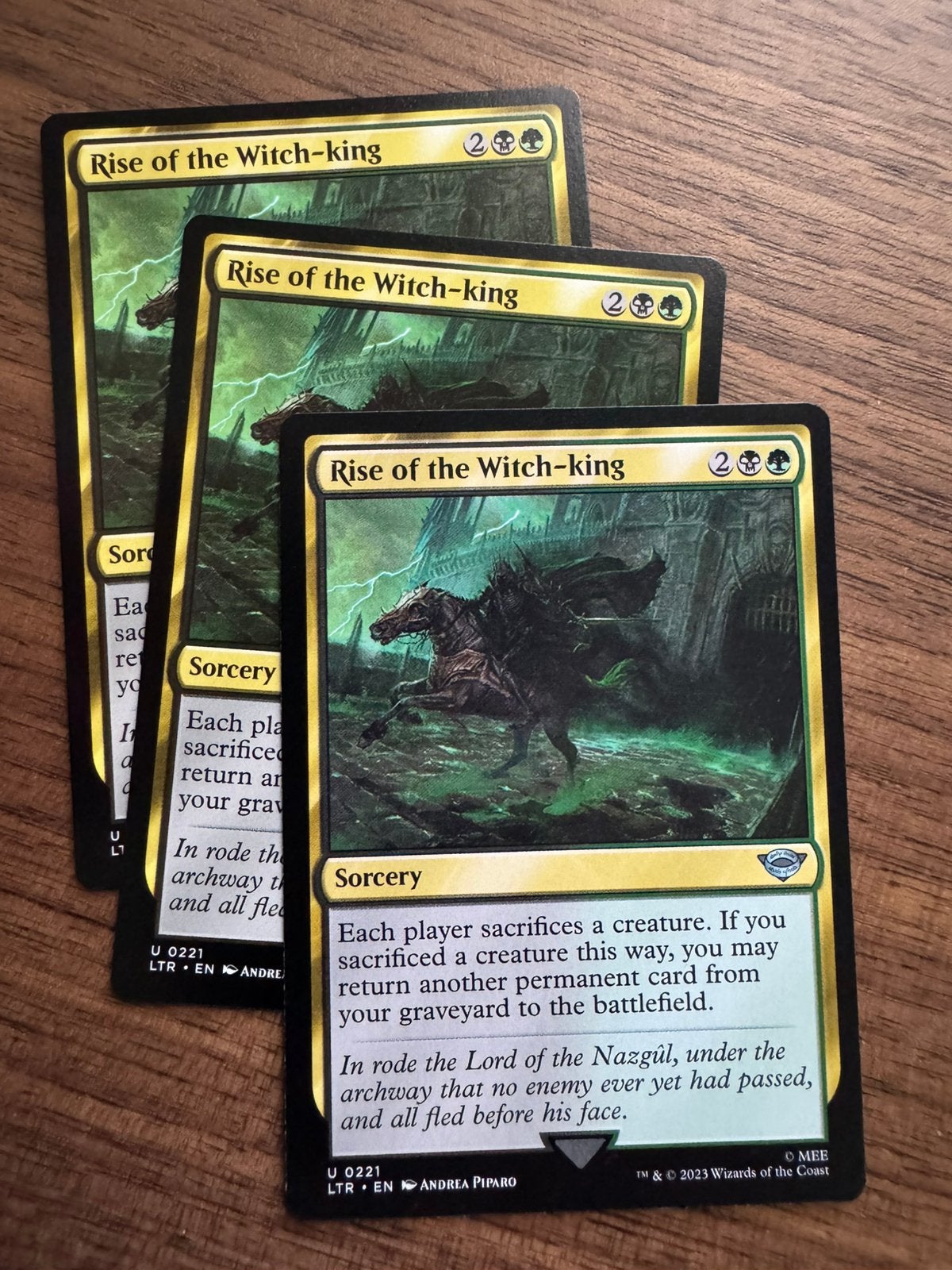 3x Rise of the Witch-king - The Lord of the Rings, Hobby en Vrije tijd, Verzamelkaartspellen | Magic the Gathering, Verzenden