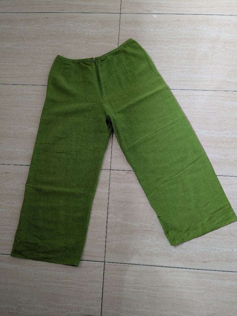 Wijde broek & tuniek lime groen, Kleding | Dames, Overige typen, Ophalen of Verzenden, Zo goed als nieuw, Groen
