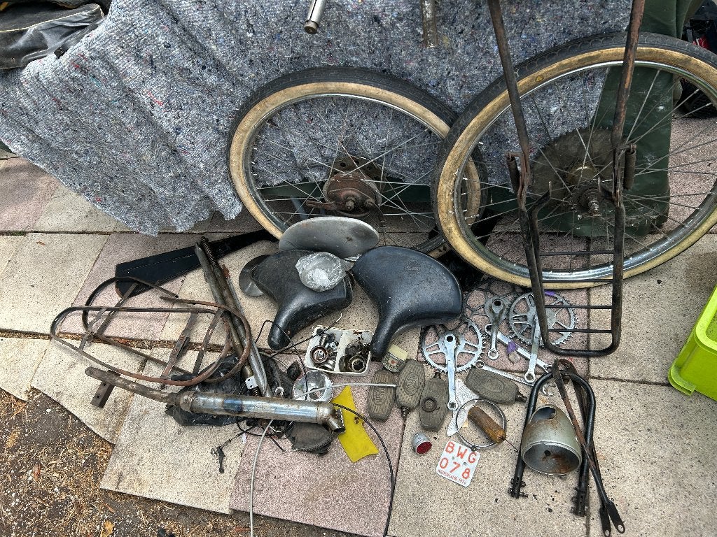 eysink tandem renata uitvoering met JLO motor onderdelen, Fietsen en Brommers, Brommeronderdelen | Oldtimers, Ophalen, Gebruikt