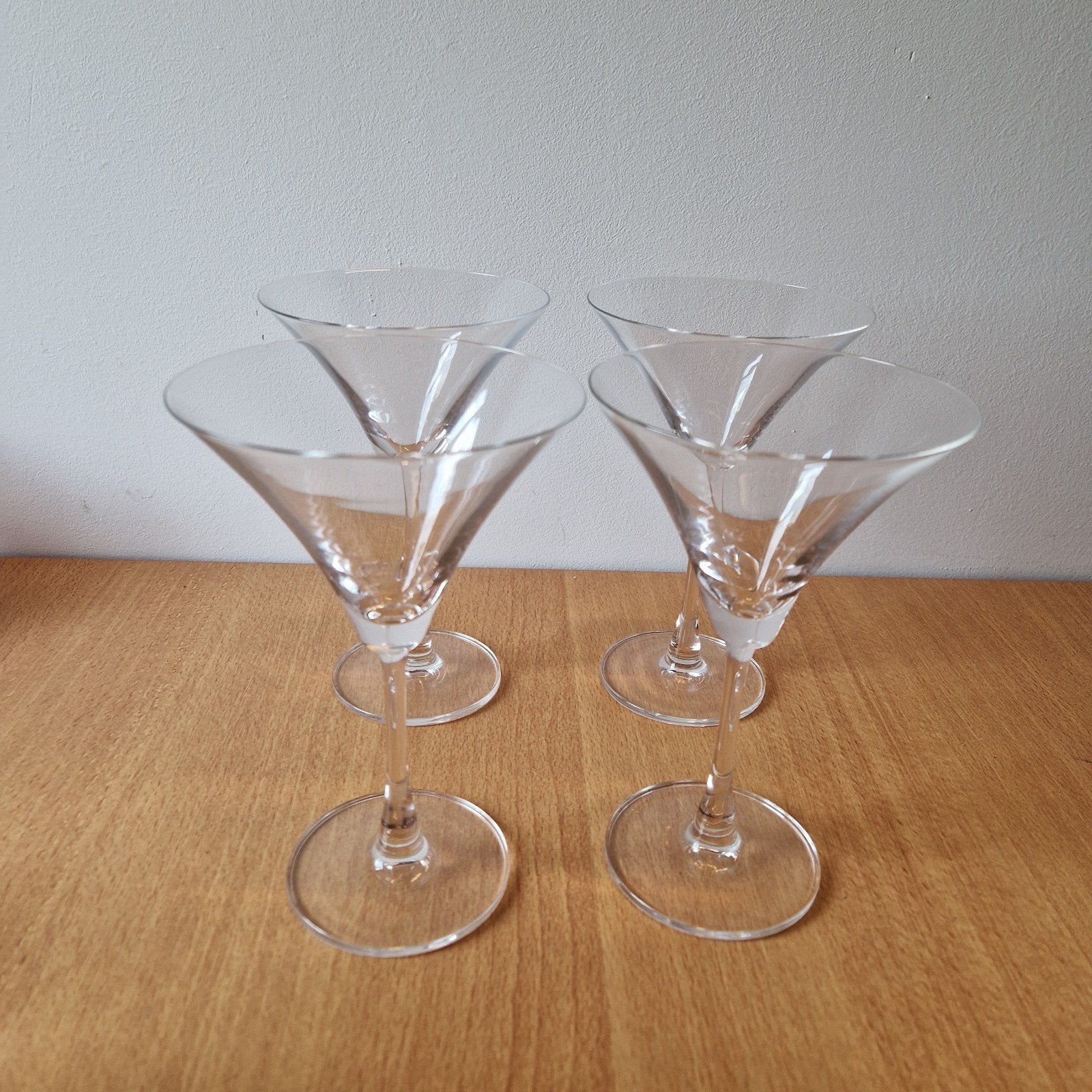 Set van 4 Martini glazen, Ophalen of Verzenden