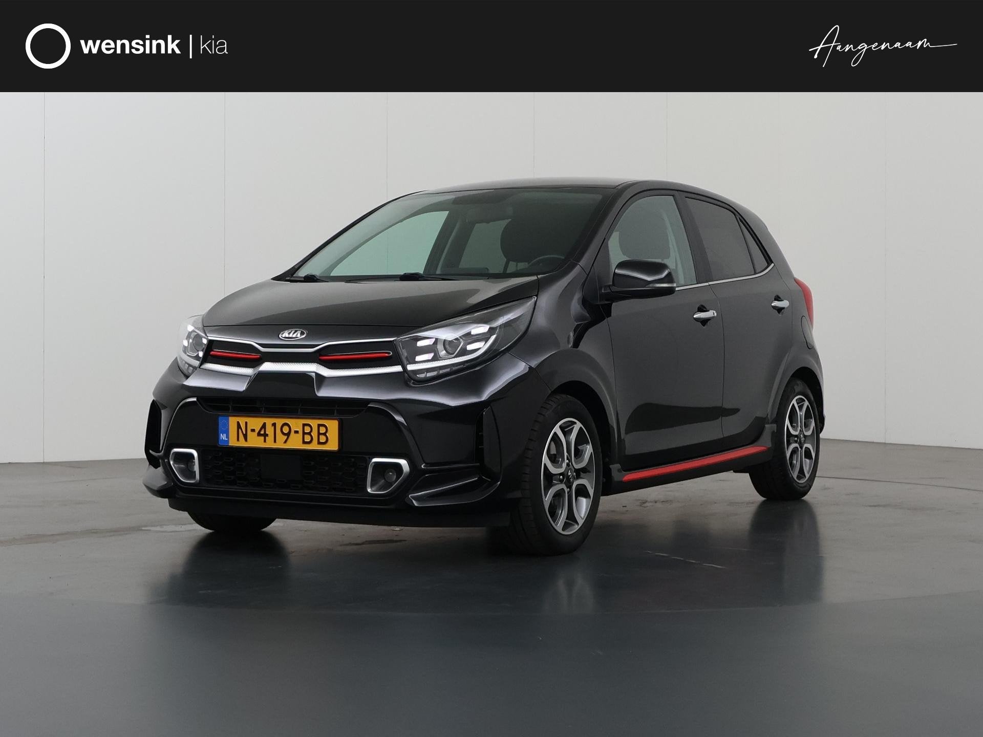 Kia Picanto 1.0 DPi GT-Line | Navigatie | Parkeercamera | Le, Auto's, Kia, Voorwielaandrijving, Gebruikt, 4 stoelen, Automatische klimaatregeling