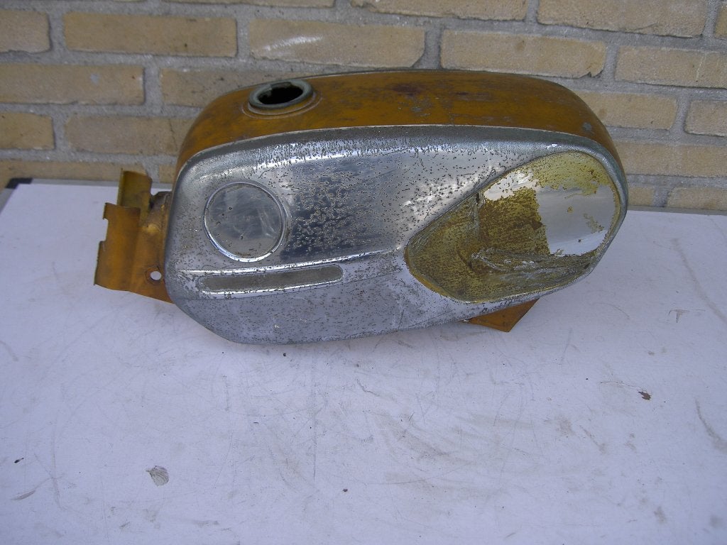 517 flappen tank goud haan, Ophalen, Gebruikt, Tank