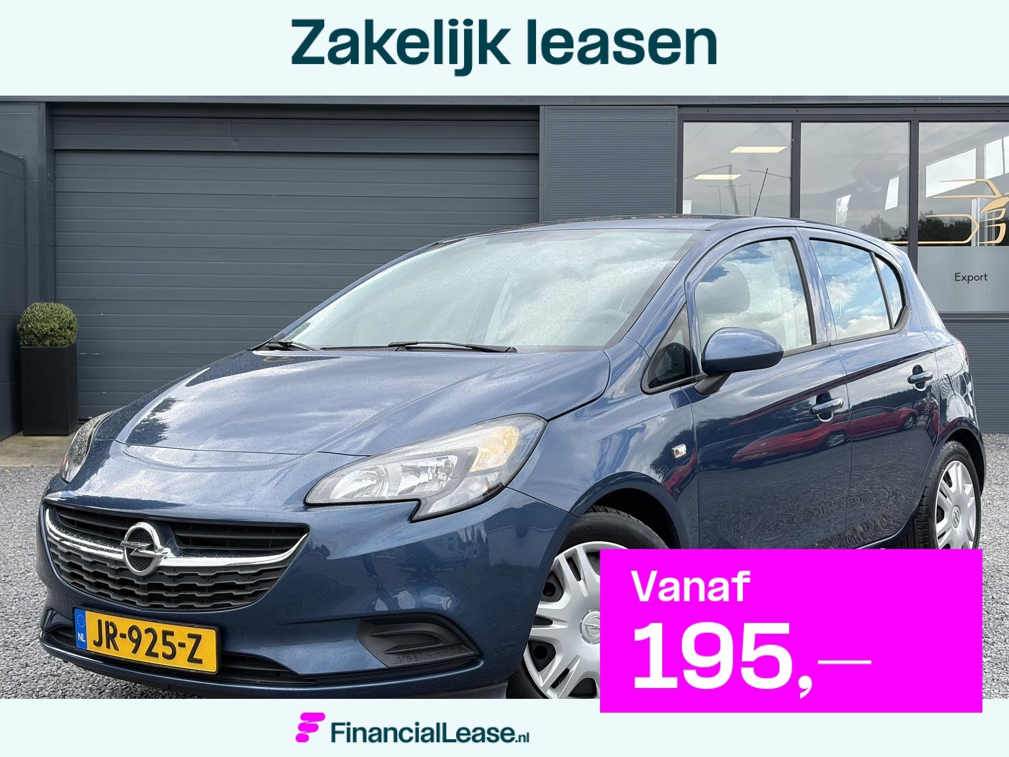 Opel Corsa 1.4 Edition 2e EigenaarCarplayTrekhaak, Voorwielaandrijving, Gebruikt, 4 cilinders, Blauw
