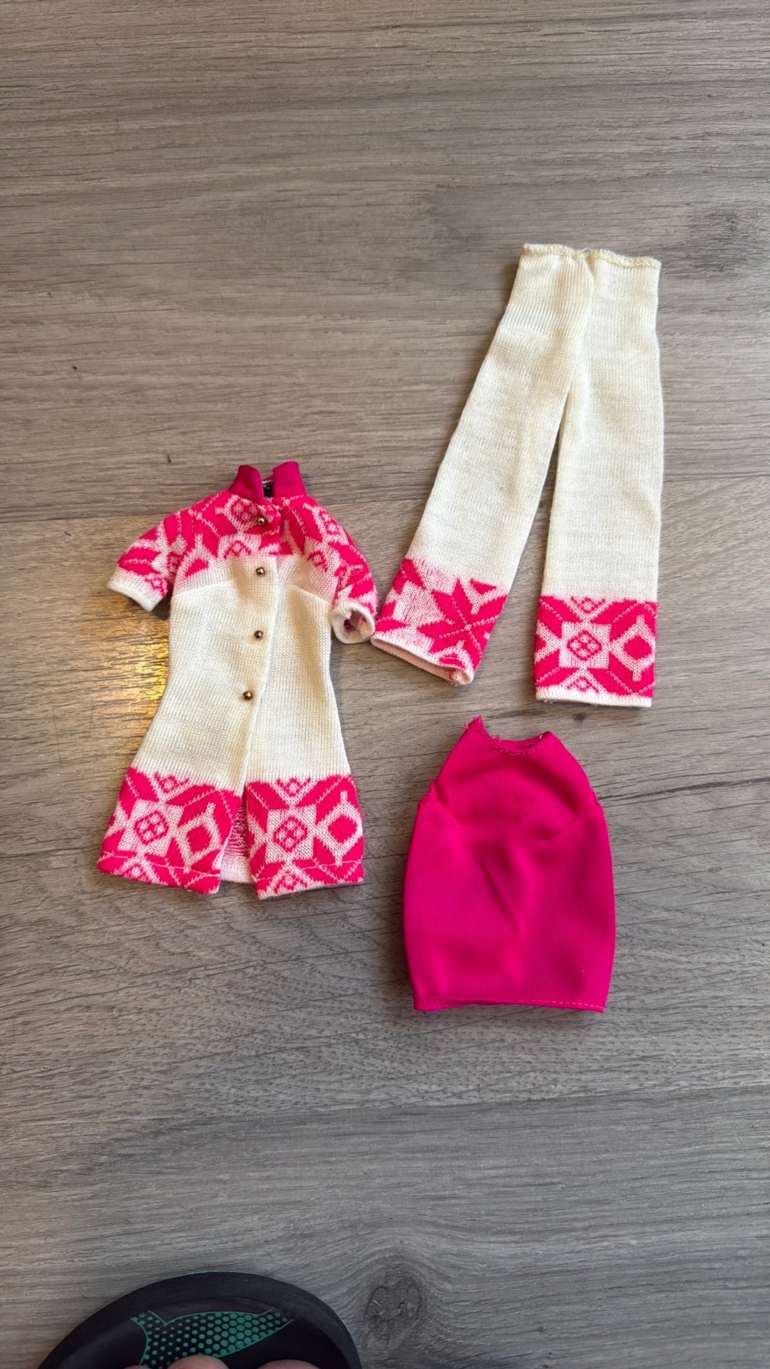 Vintage Mod Barbie kleding set, Ophalen of Verzenden, Zo goed als nieuw, Kleertjes