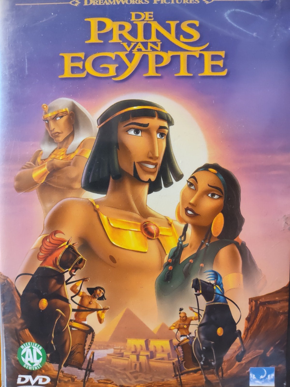 De Prins van Egypte Dvd NL ZGAN, Cd's en Dvd's, Tekenfilm, Inclusief doosje, Ophalen of Verzenden, Zo goed als nieuw