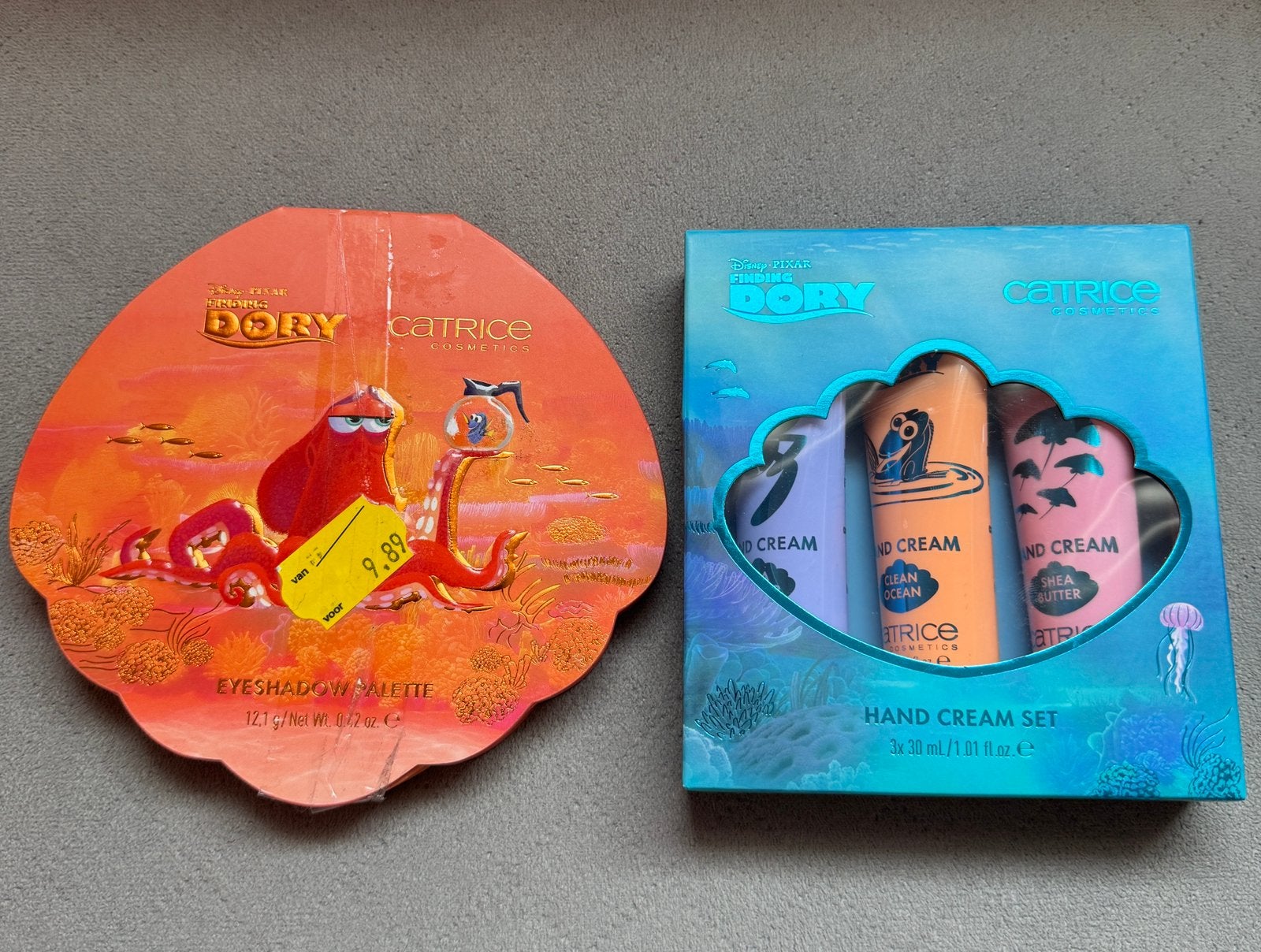 Finding Dory eyeshadow & handcream set, Ophalen of Verzenden, Overige figuren, Nieuw, Overige typen