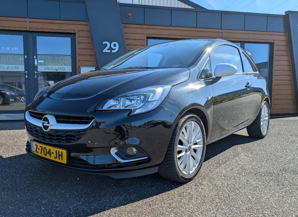 Opel Corsa 2015 1.0 Cosmo, Benzine, Zwart bomvol opties!, Voorwielaandrijving, Handgeschakeld, 3 cilinders, Corsa