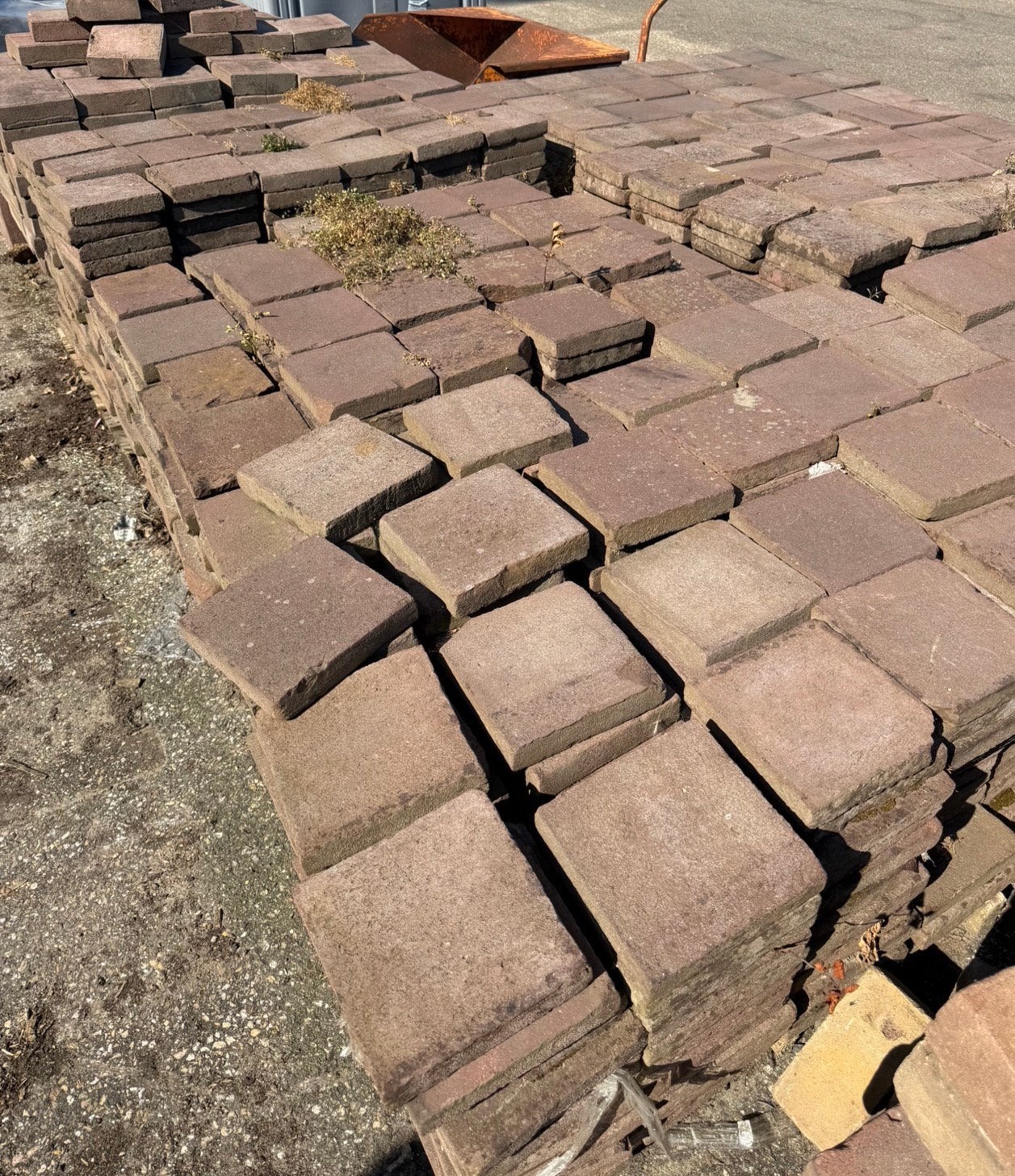 Gebruikte terrastegels -, Overige materialen, Gebruikt, Ophalen of Verzenden, 10 m² of meer