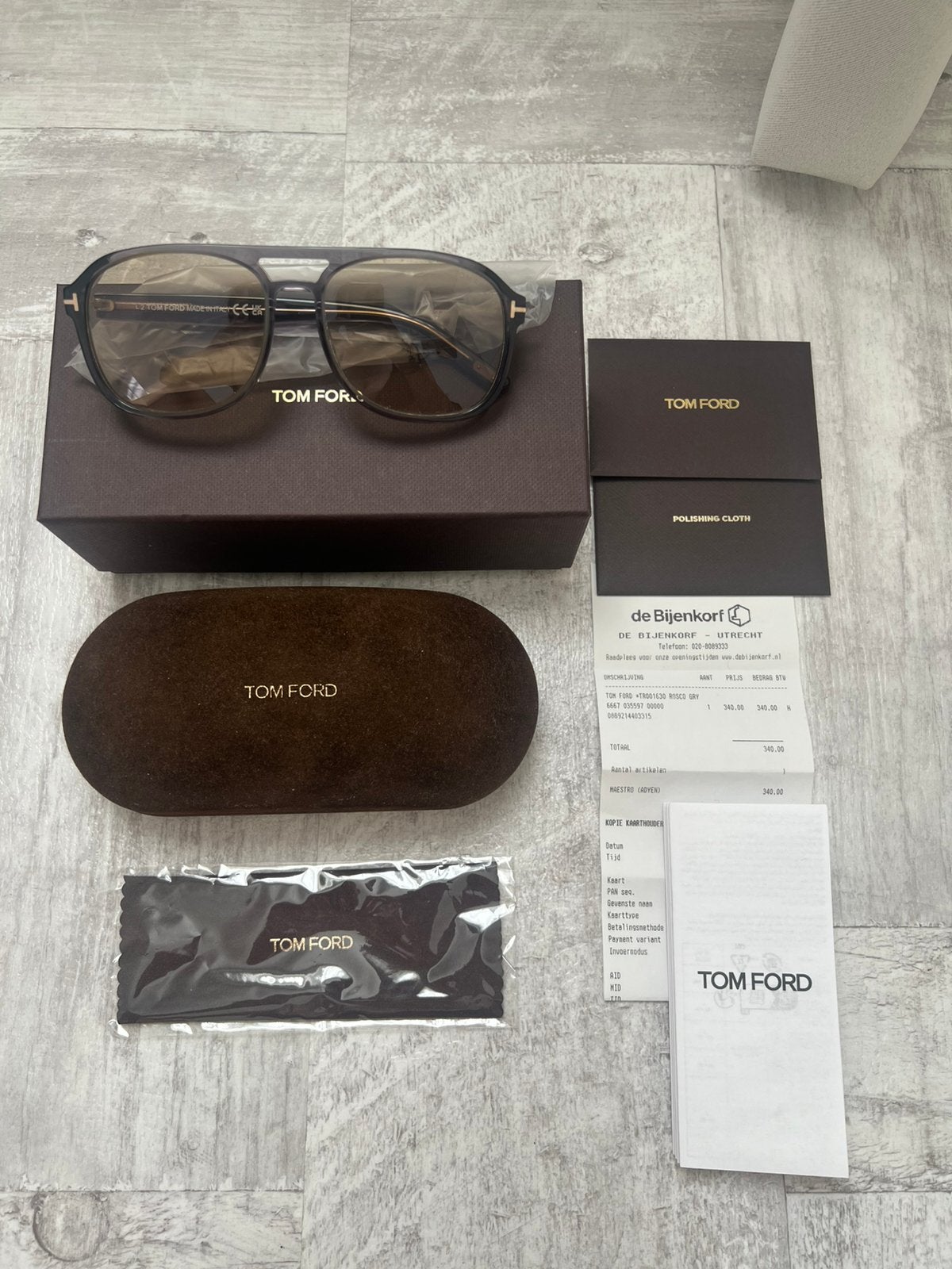 Tom Ford Rosco Photochromic zonnebril (unisex), Sieraden, Tassen en Uiterlijk, Zonnebrillen en Brillen | Dames, Overige merken