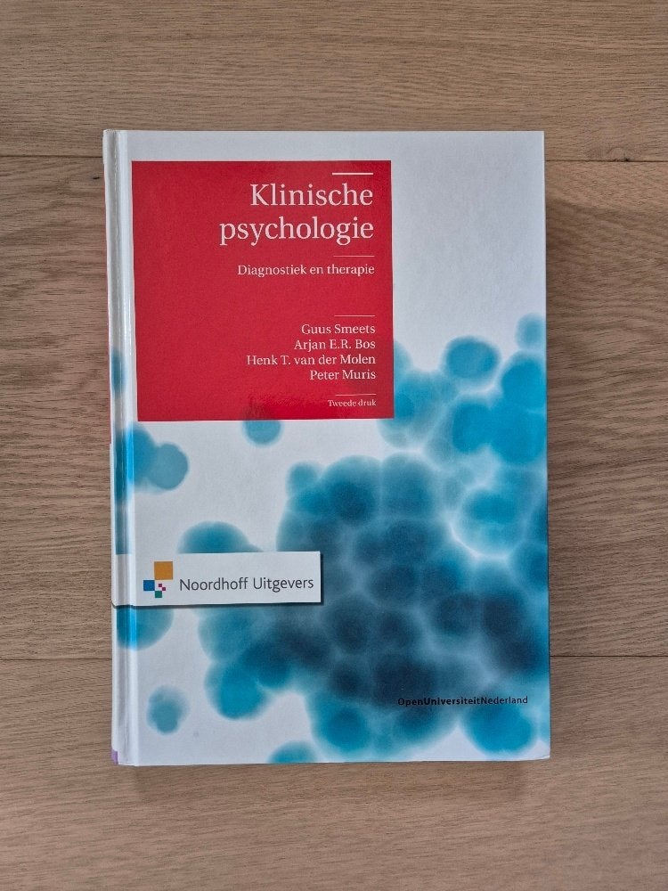 Klinische Psychologie, Ophalen of Verzenden, Zo goed als nieuw, Klinische psychologie