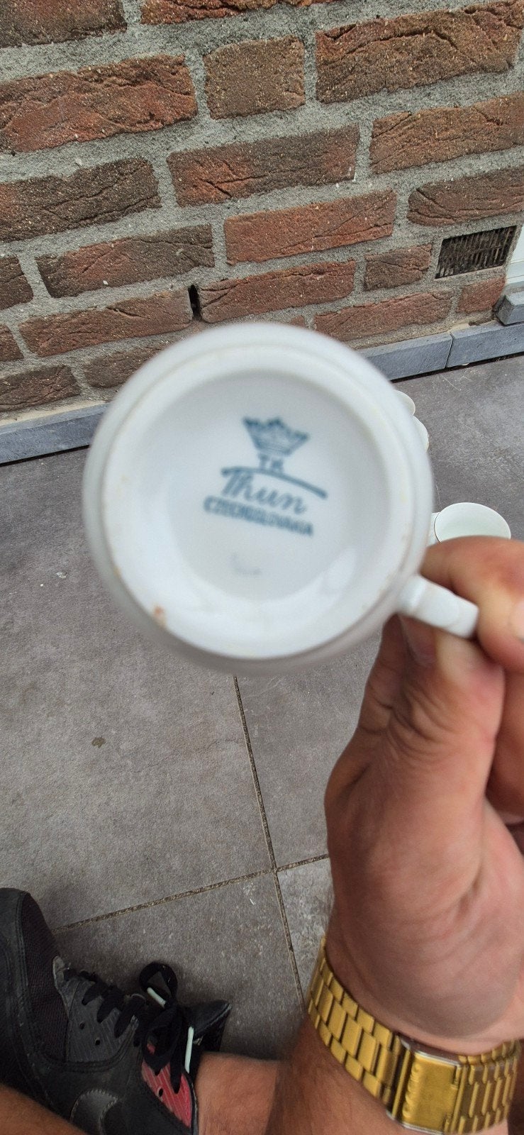 Thun Porselein Koffie/Theeservies - Vintage Tsjechoslowaaks, Ophalen