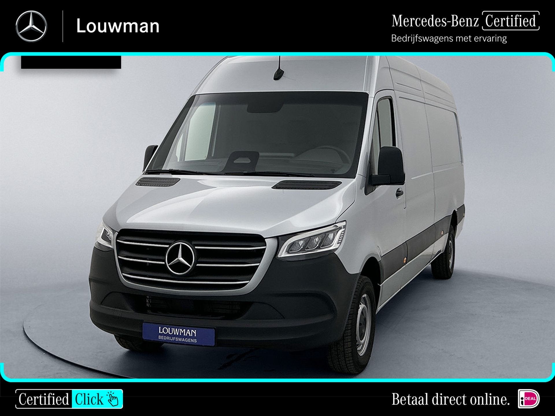 Mercedes-Benz Sprinter 317 CDI L3H2 Led Navigatie Led Parkee, Auto's, Automaat, Gebruikt, 4 cilinders, 2000 kg