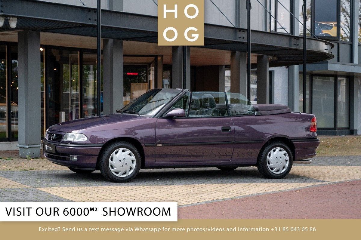 Opel Astra F 1.8i-16V Cabriolet (bj 1995), Auto's, Stof, Cabriolet, 4 stoelen, 116 pk