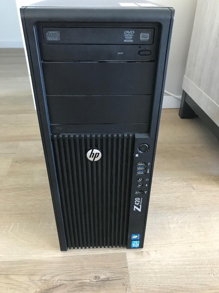 HP Z420 Workstation, Computers en Software, Desktop Pc's, Ophalen, Gebruikt, Intel Xeon, HP