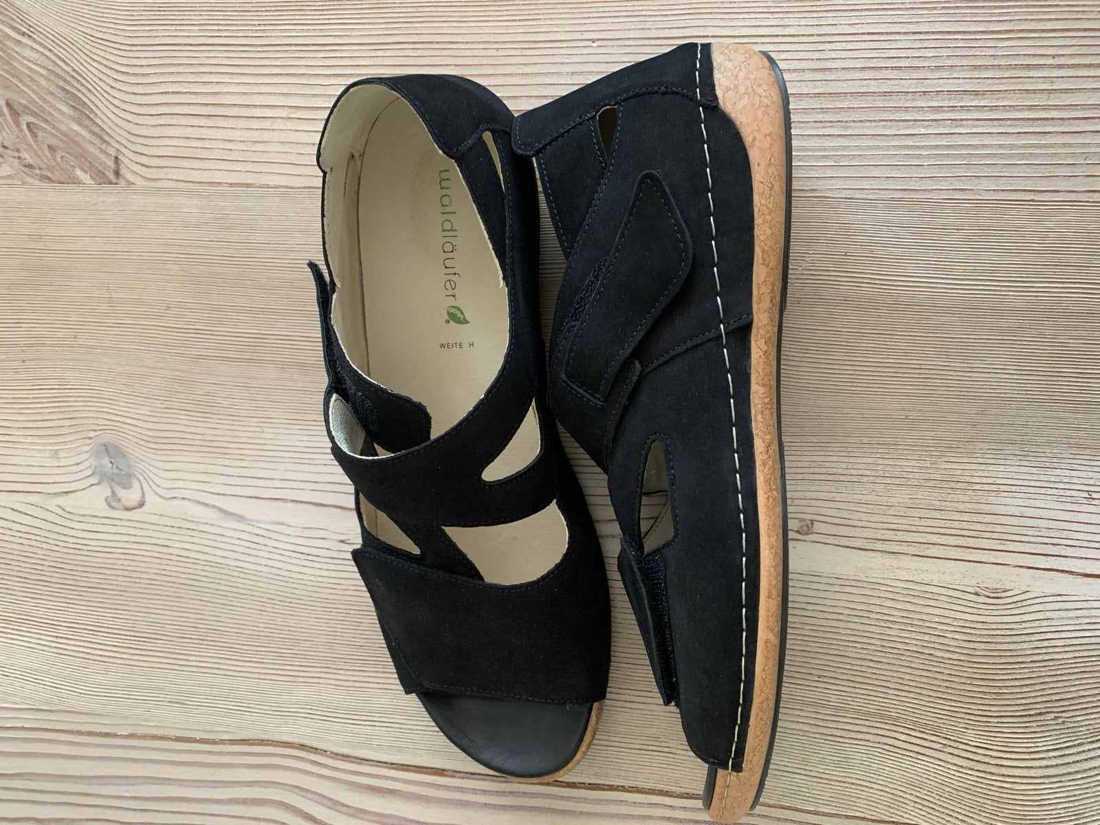 Waldlaufer sandalen maat 9 (43), geschikt voor steunzolen., Ophalen of Verzenden, Nieuw, Zwart, Sandalen of Muiltjes