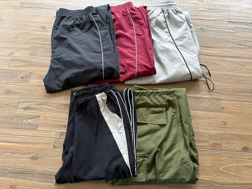 5x Casual parachute broeken - XS - Shein, Ophalen of Verzenden, Zo goed als nieuw, Maat 34 (XS) of kleiner, Lang