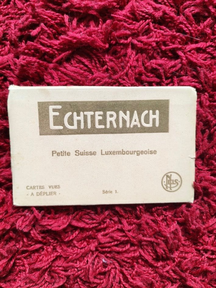 Leporello Echternach ( Luxemburg ) serie 1 (NELS), Gebruikt, Foto, Voor 1940, Buitenland
