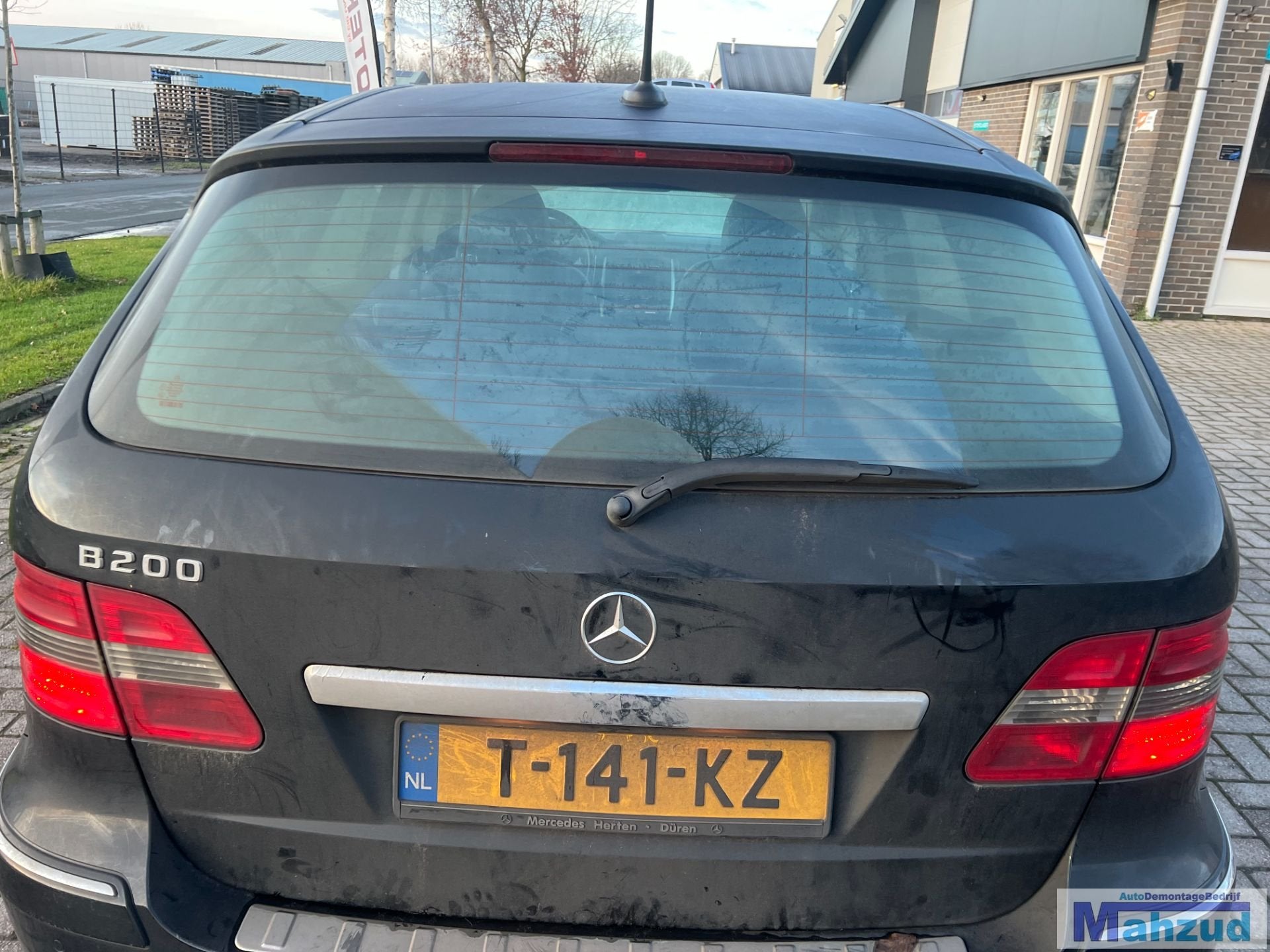 MERCEDES B KLASSE W245 zwart 191 achterklep 2005-2011, Gebruikt, Mercedes-Benz AG, Deur, Mercedes-Benz