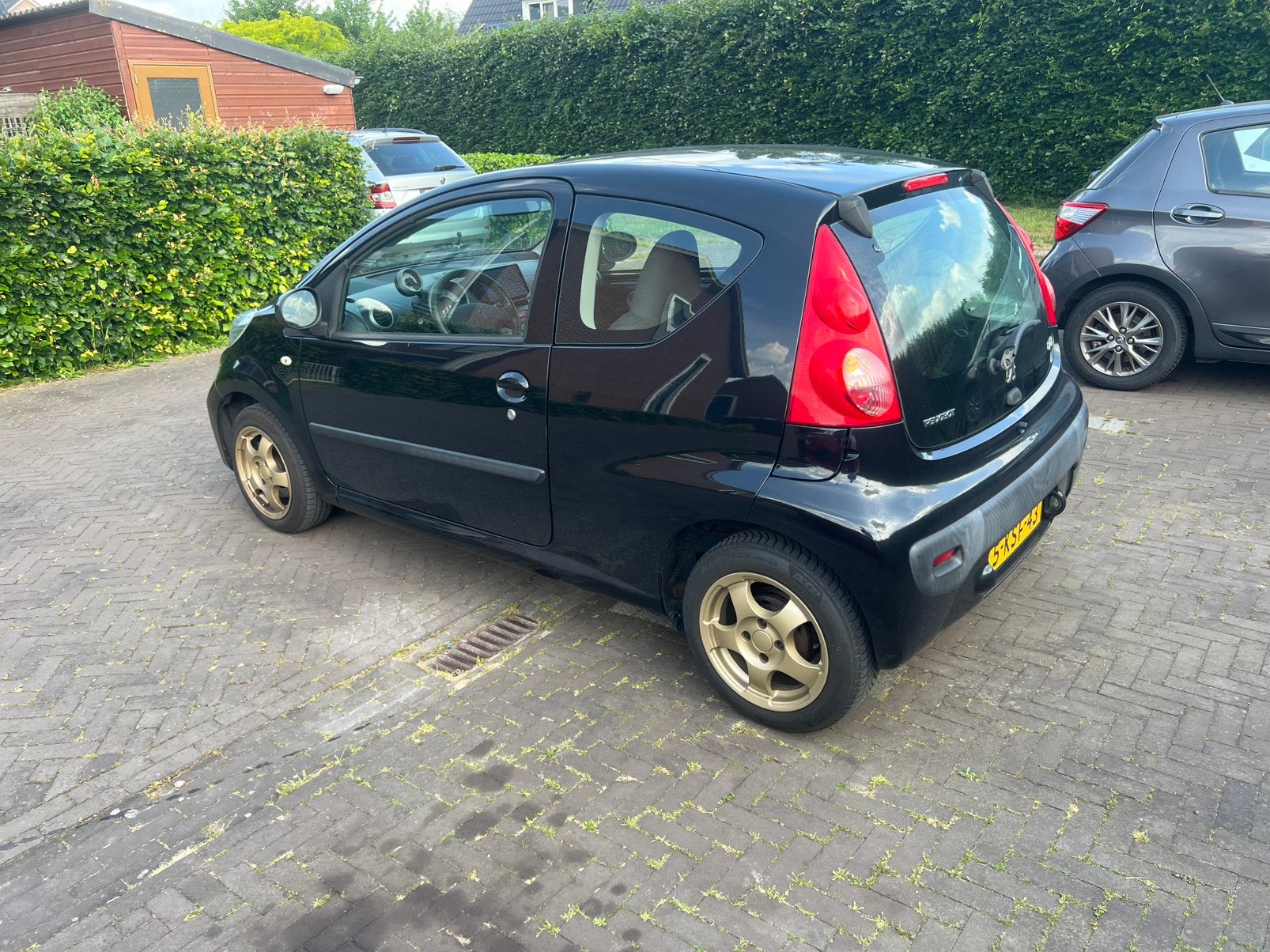 Peugeot 107 1.0 12V 3DR 2008 Zwart, Ophalen of Verzenden