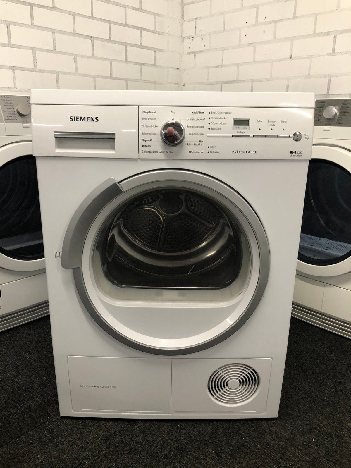 €249 A++ Warmtepomp droger Siemens iQ590 8kg MET GARANTIE, Ophalen, Minder dan 85 cm, Overige typen, 8 tot 10 kg
